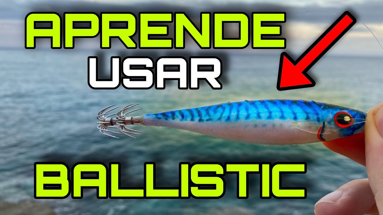 APRENDE a PESCAR con el DTD BALLISTIC real fish CALAMARES a EGING