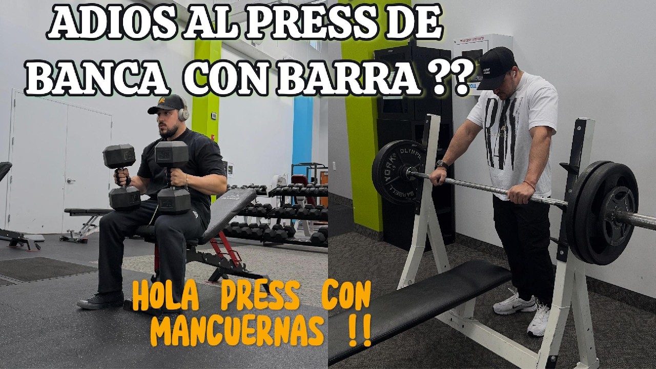 DEJA DE HACER PRESS DE BANCA CON BARRA ?