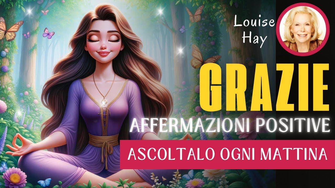 GRAZIE! AFFERMAZIONI GRATITUDINE DI LOUISE HAY  IN ITALIANO