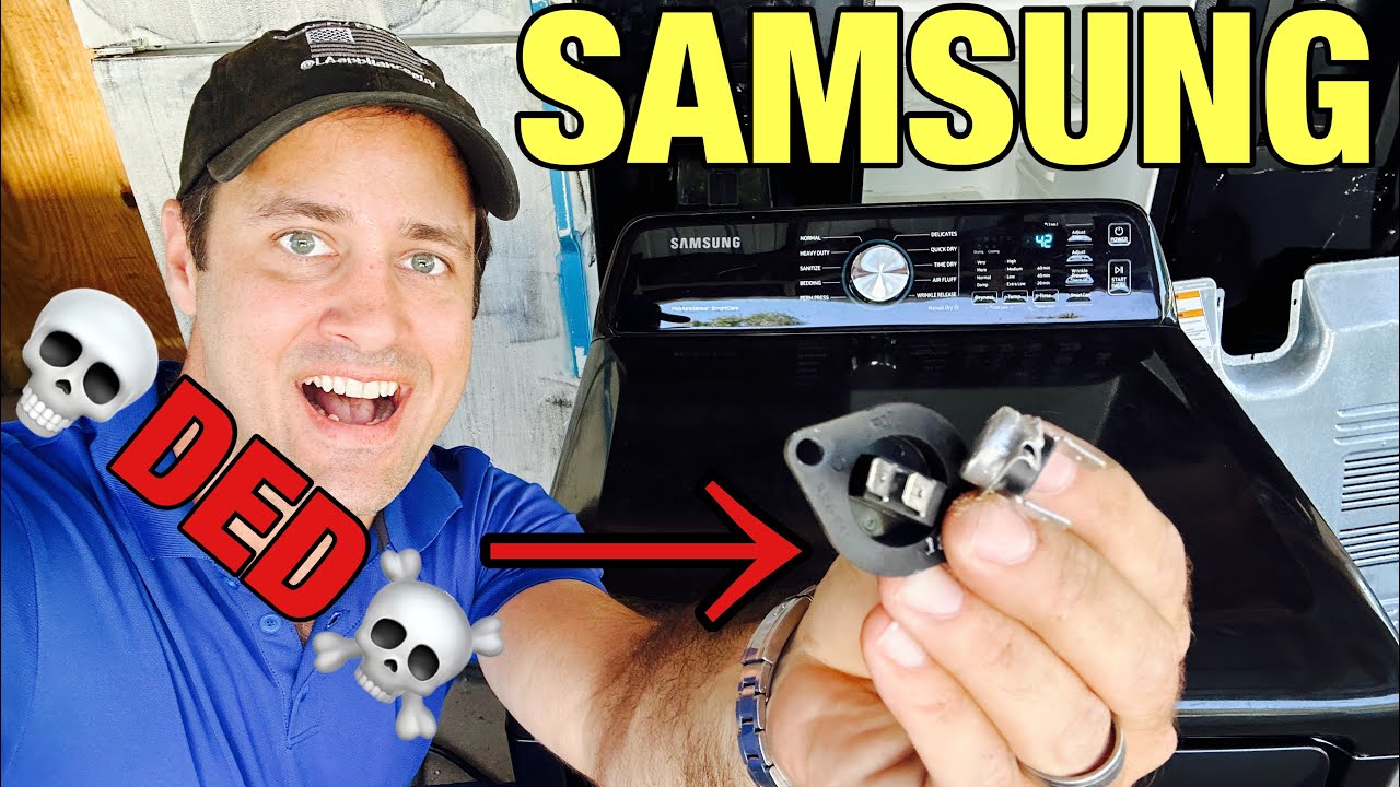 This Samsung Dryer Is DED Dead | Won’t Run | Quick Thermal Fuse & Thermistor Fix | DVE45T3400V/A3