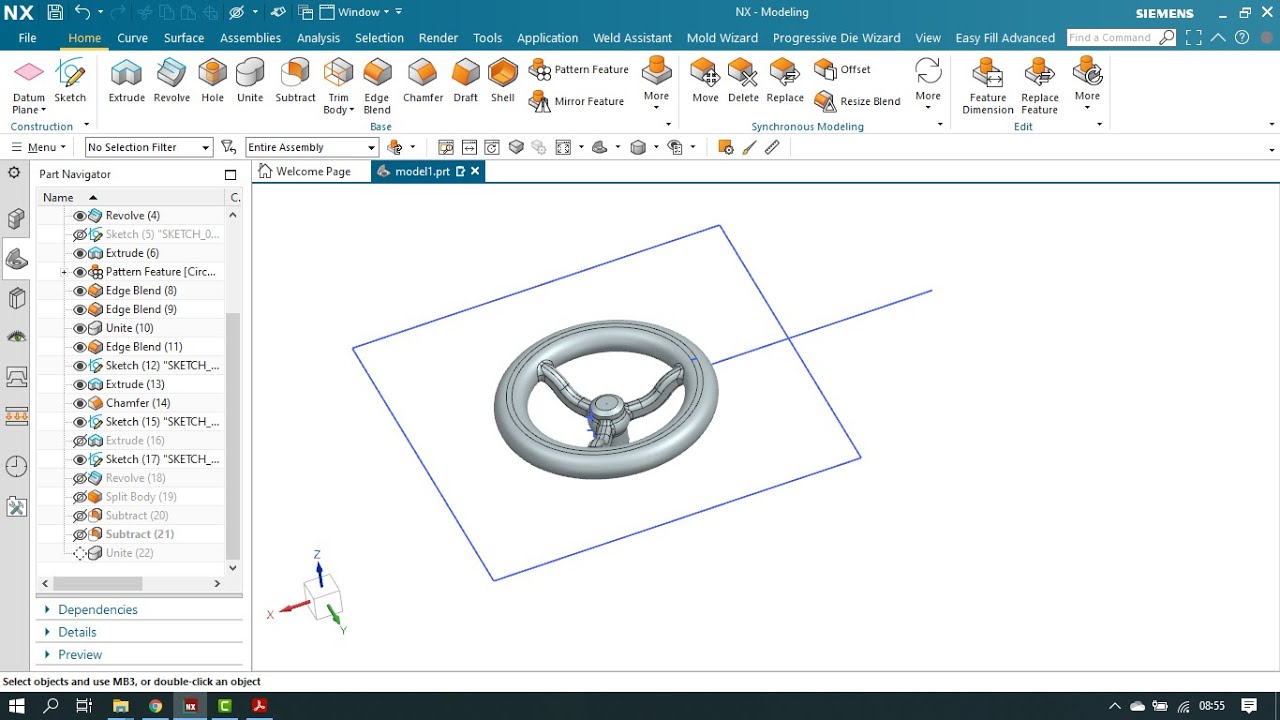 NX Mold Wizard Kalıp İşleme