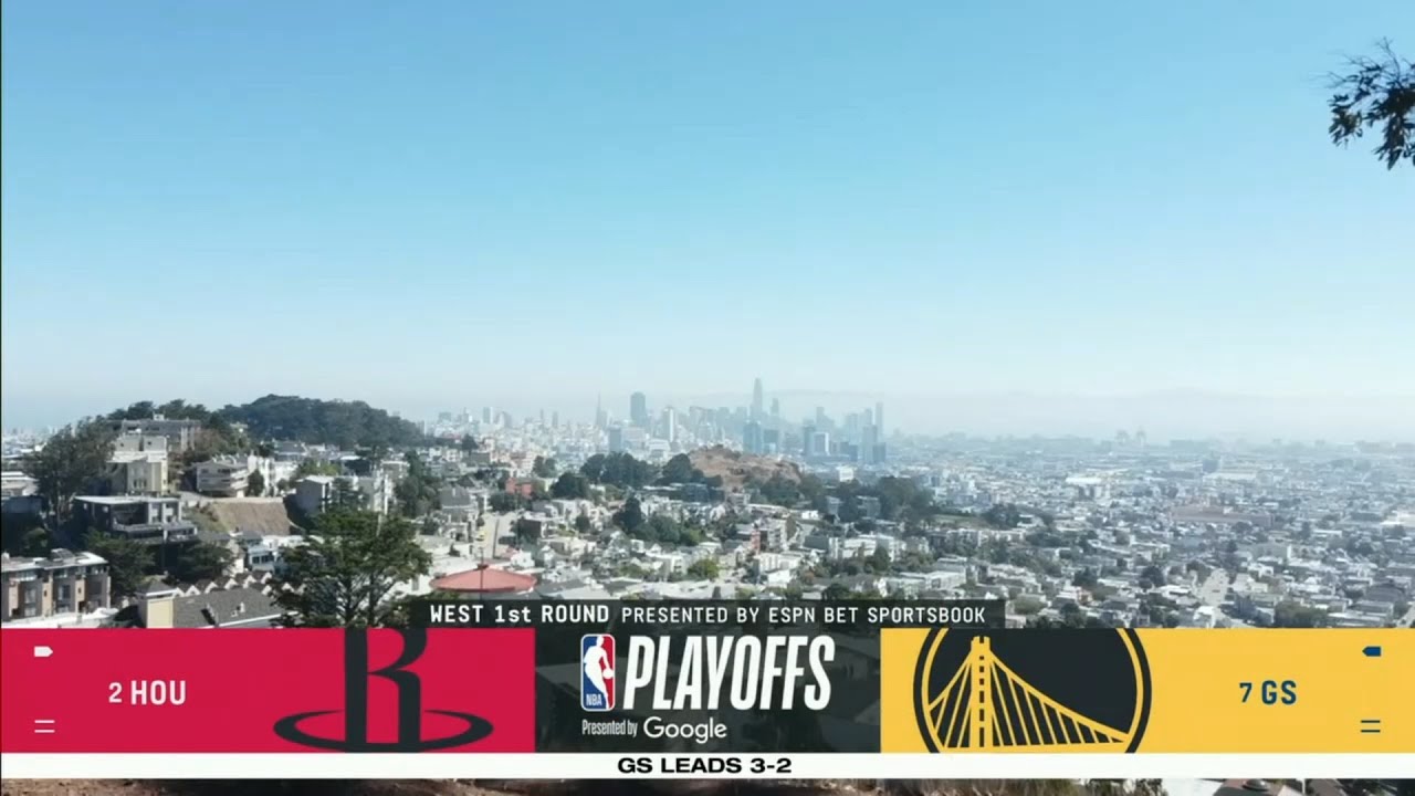 NBA Playoffs on ESPN intro | HOU@GS | 5/2/2025 (GM6)
