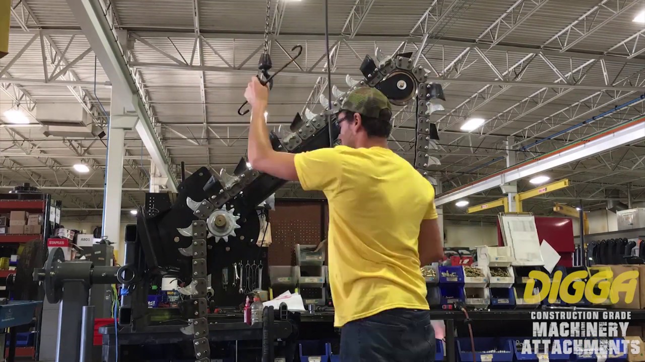 Assembly of a Digga Trencher