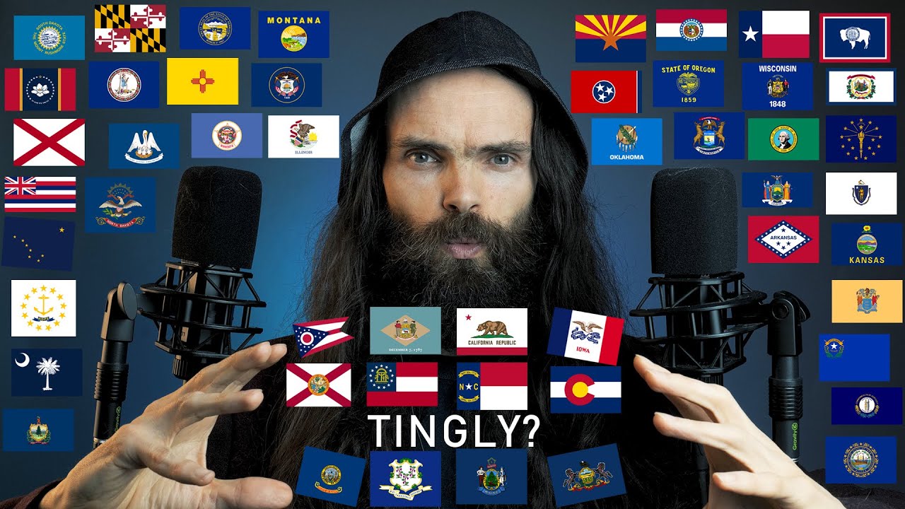 The most TINGLY state of the USA? (50 states whispered)