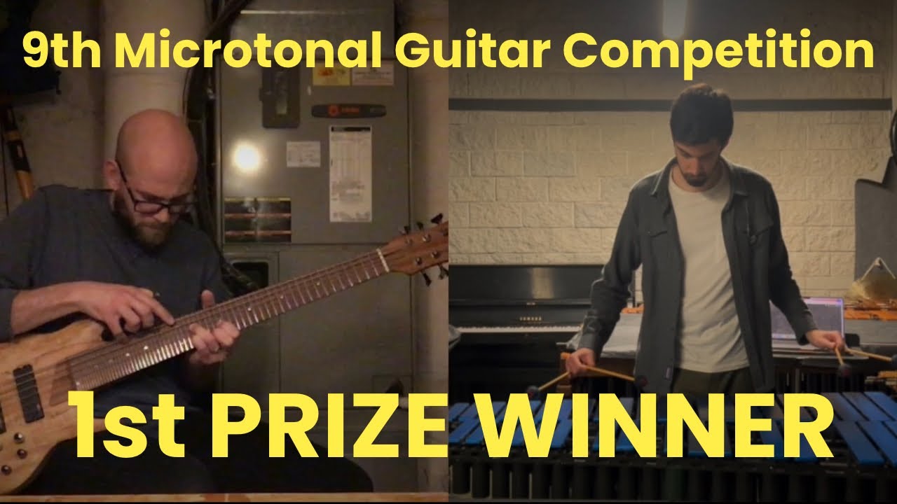 1st Prize Winner - Moss Study by Matt Pollock - 9th Microtonal Guitar Competition