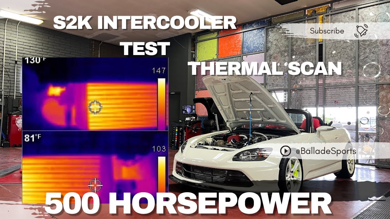 Testing Intercoolers using Snap on Thermal Imager!!