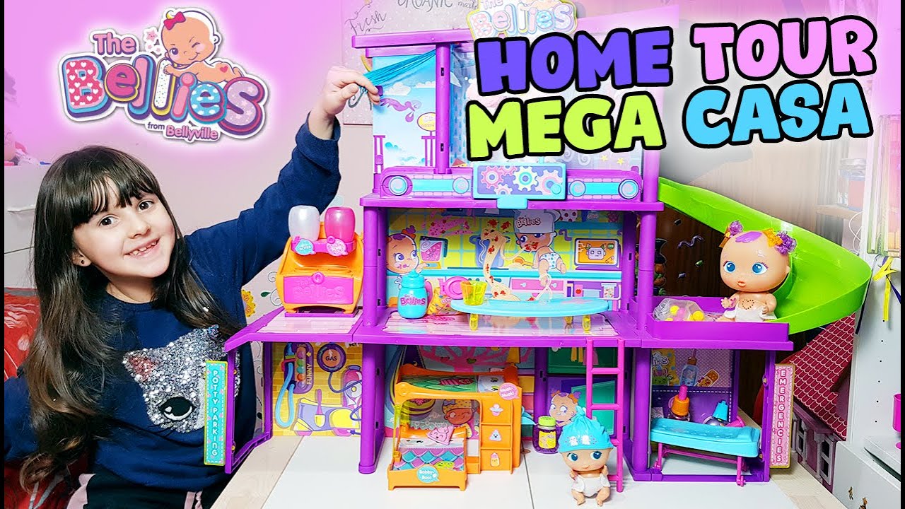 Tour della Casa The Bellies! Scivolo e pappa slime 🤩