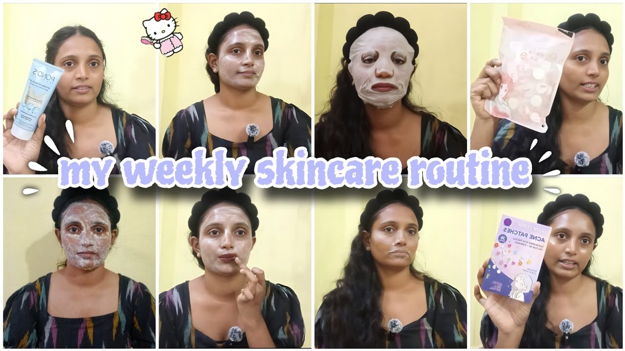 My weekly skincare routine 🧴 with step by step 🪜#teju_beauty_world #skincare #weeklyskincareroutine