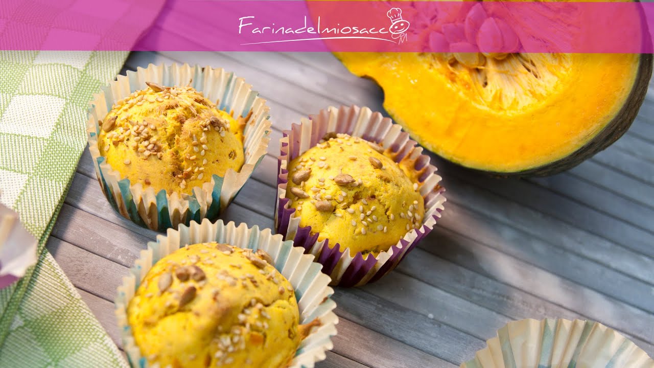 I MUFFIN SALATI alla ZUCCA: SOFFICI e PROFUMATI, da leccarsi i baffi 🎃 - Ep.48
