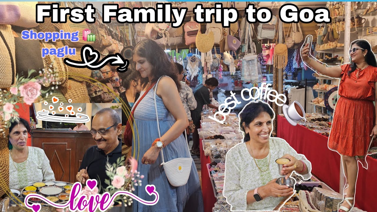 Soul vacation colva, South Goa | First family trip to goa | Shopping 🛍 at colva beach market #colva