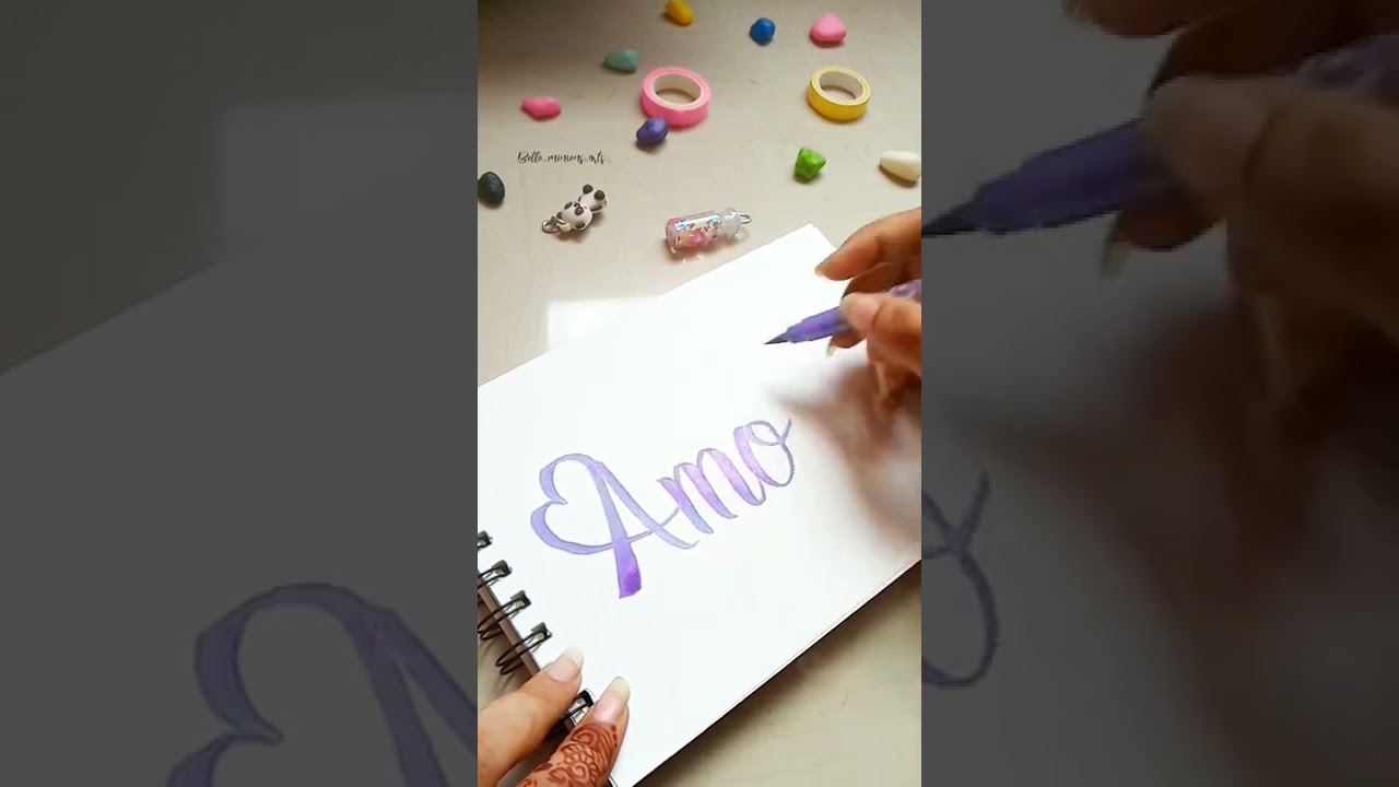 amoka😝comment your name😁😅follow me for more😝check my page🥰#art #painting #shorts #trending#viral