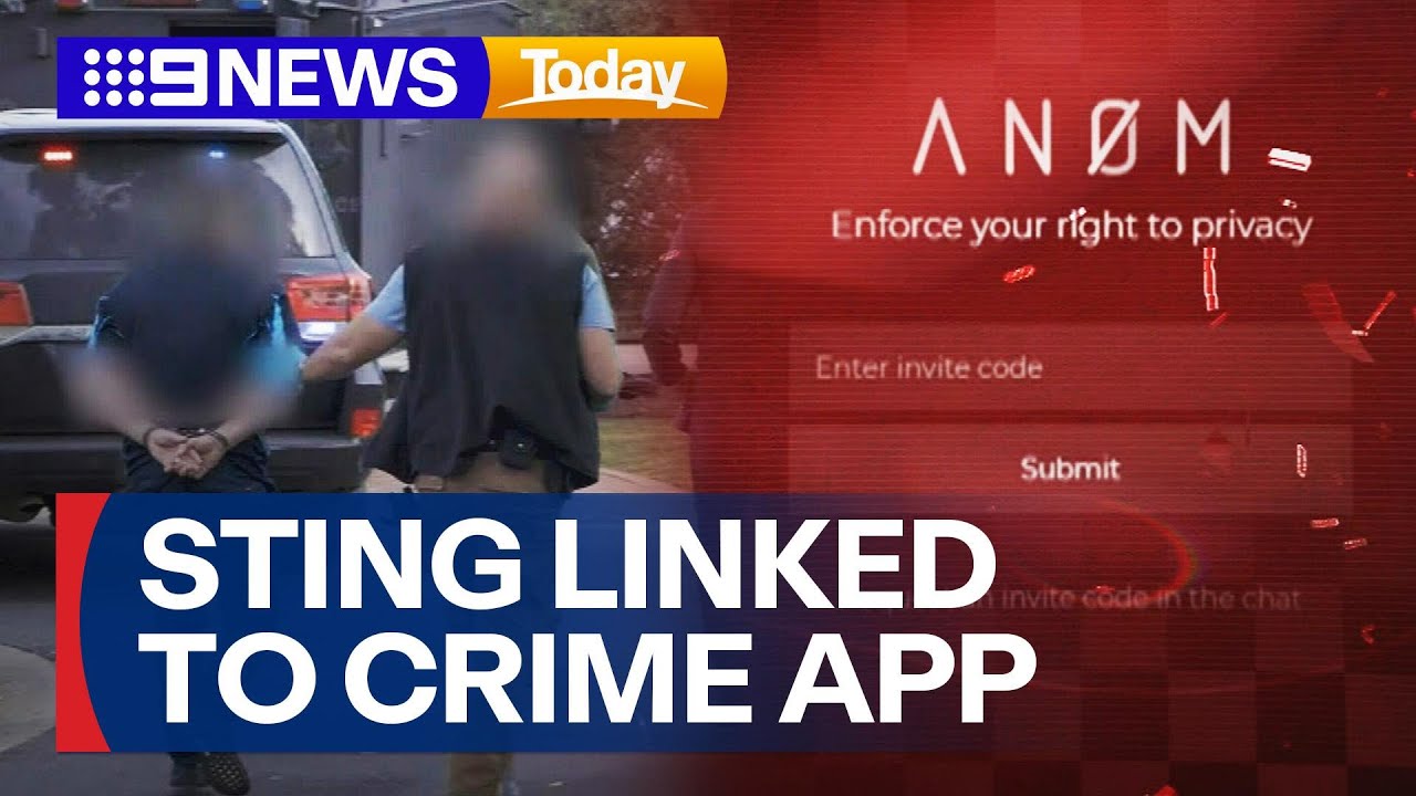SA Police make multiple arrests after major sting linked to organised crime app | 9 News Australia