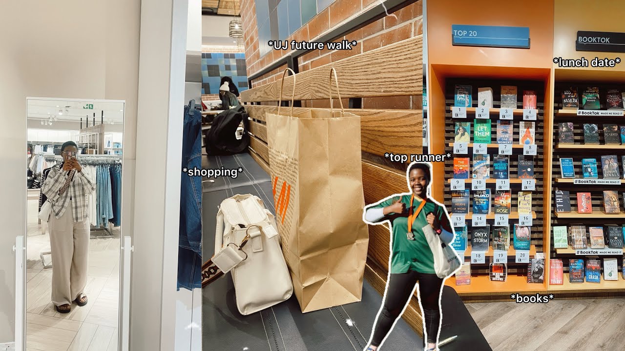 Spend the day with me: shopping, lunch date with my friend, UJ Future walk, first running medal