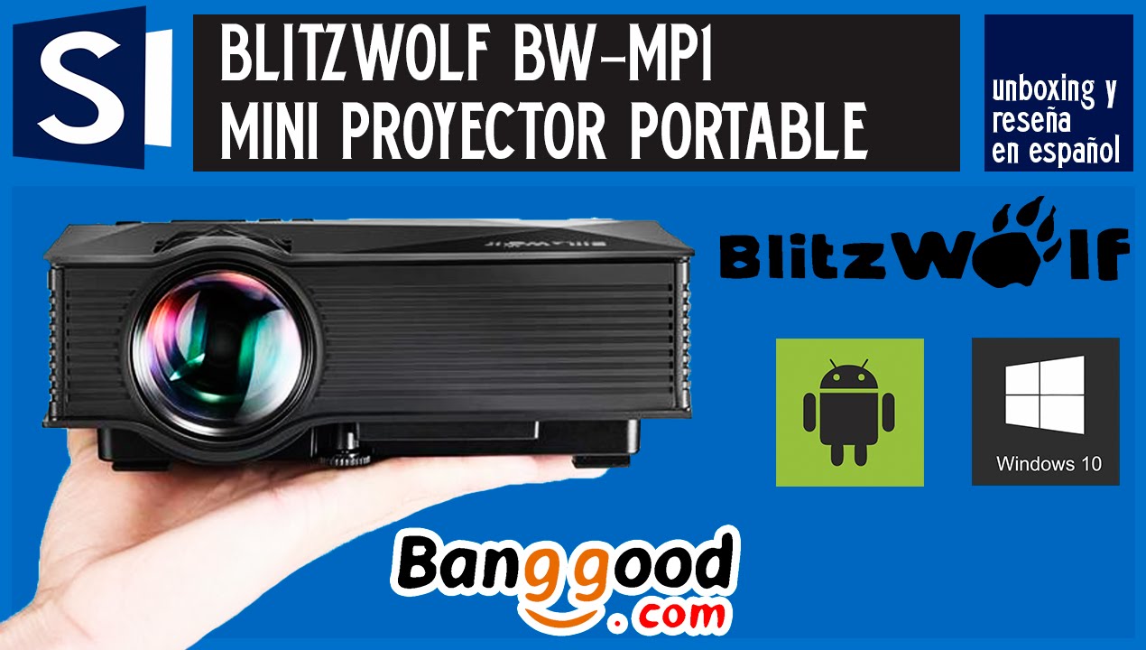 Mini Proyector BlitzWolf BW-MP1 [Rese&ntilde;a en Espa&ntilde;ol]