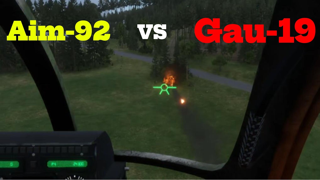 AH-6/MH-6 Gau-19 .50 Cal vs AIM-92 Missiles | Which Is Better? | ARMA Reforger