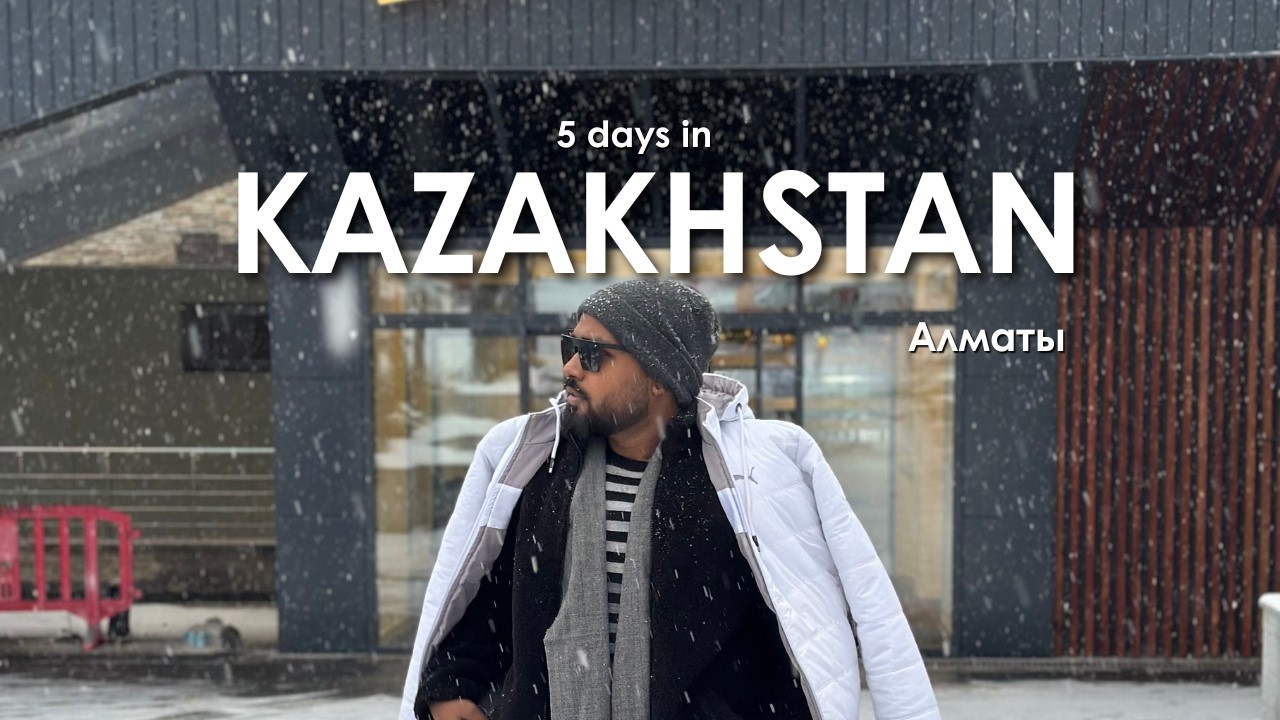 5 days in kazakhstan (Shymbulak , Coffee , Indian Restaurants in almaty)