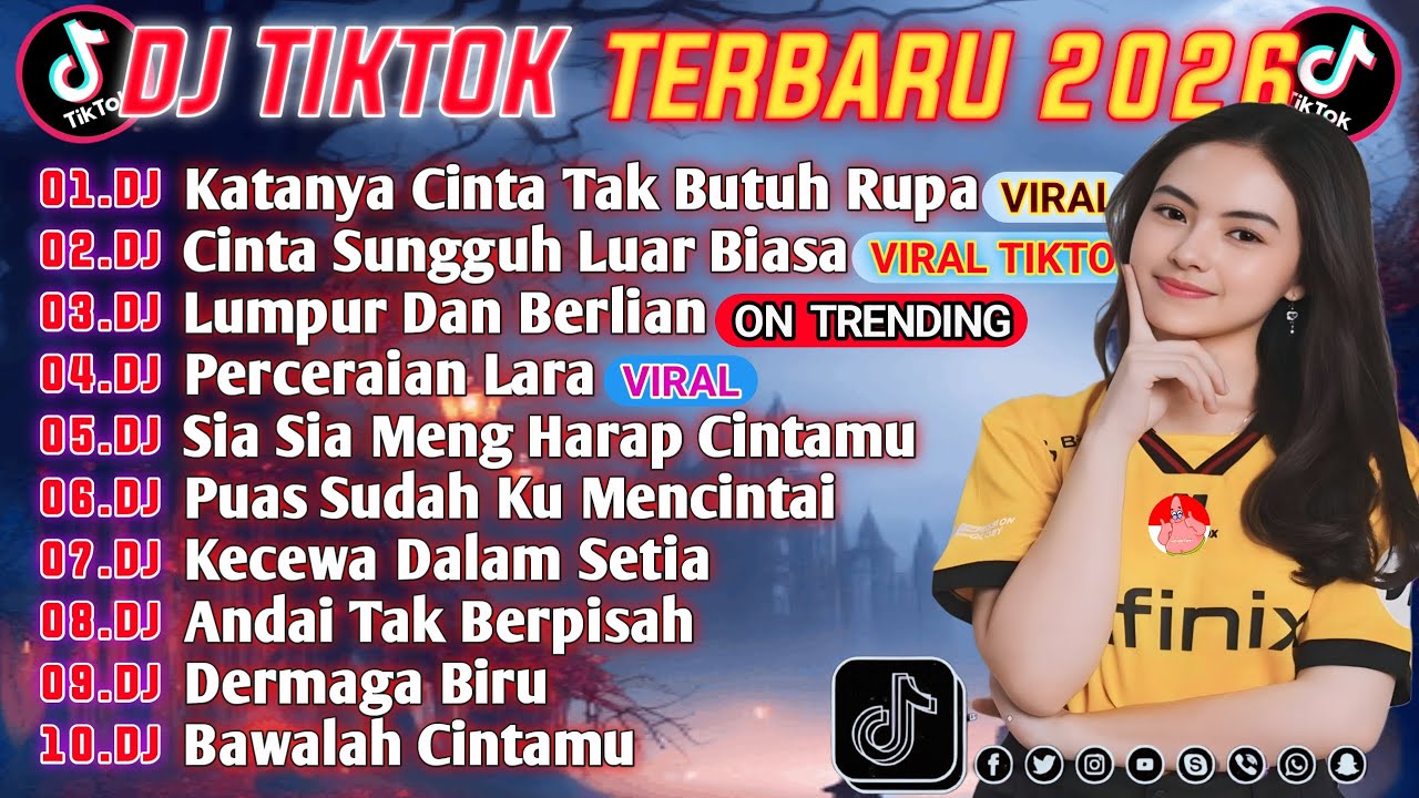 DJ TIKTOK TERBARU 2025 || DJ KATANYA CINTA TAK BUTUH RUPA 🎵 DJ CINTA DARI SEBERANG 🎵 FULL ALBUM🔥
