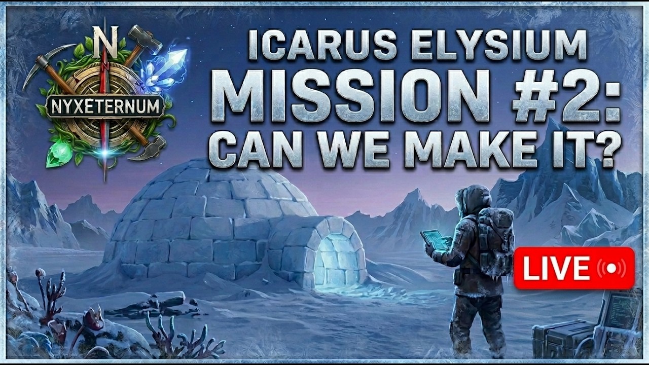 Elysium LIVE | Building an Igloo, what could be hard about that? - Day 5 in Dangerous Horizons