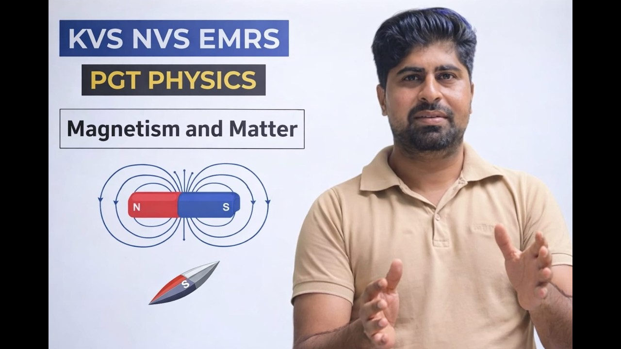 KVS NVS EMRS PGT PHYSICS FOR TIER -2 | KVS NVS EMRS PGT PHYSICS 2026| PGT PHYSICS COURSE