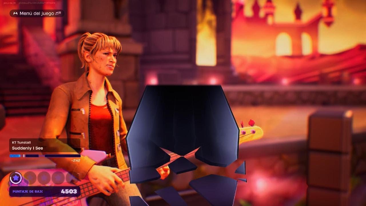Fortnite Festival - Suddenly I See by KT Tunstall - on bass