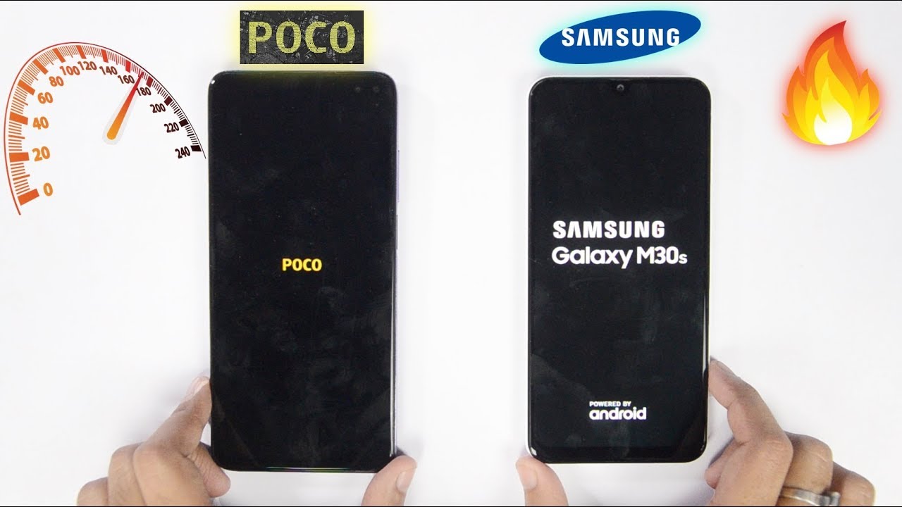 POCO X2 vs Samsung M30s Speedtest Comparison & RAM Management