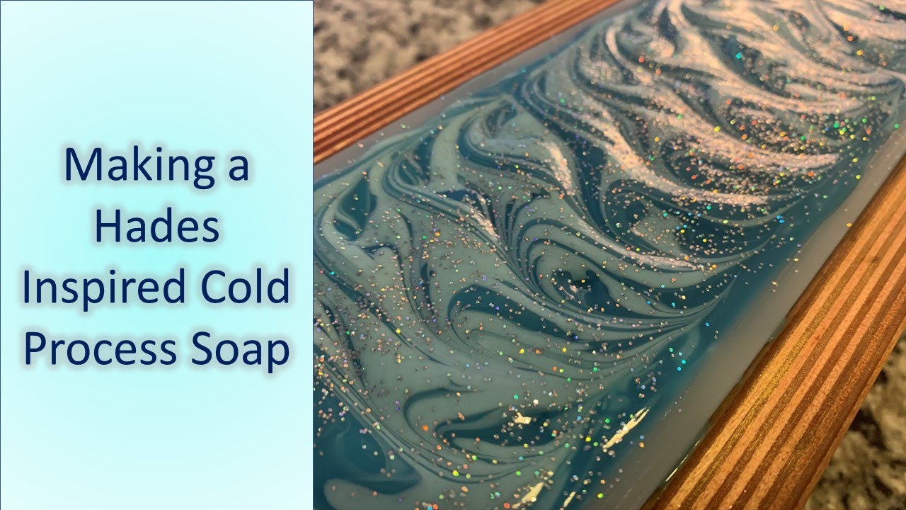 Making a Disney Hades Inspired Cold Processed Soap | Disney Villains Soap Series