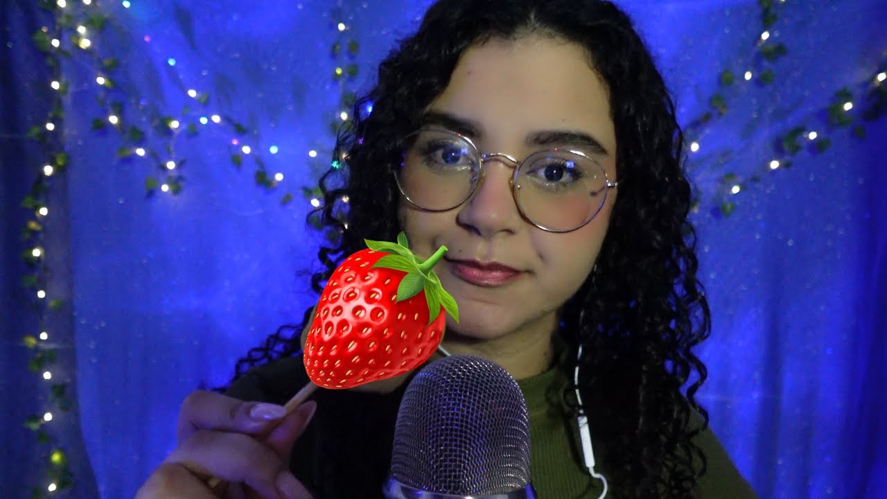 ASMR- PROVANDO MORANDO DO AMOR  ( Uva do amor) MUKBANG