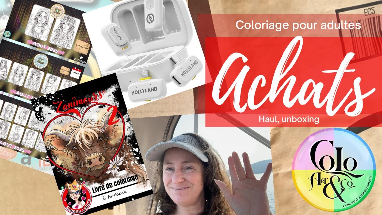 [ ACHAT ] HAUL - UNBOXING ❣️COLORIAGE pour adultes❣️ Point SANT&Eacute;