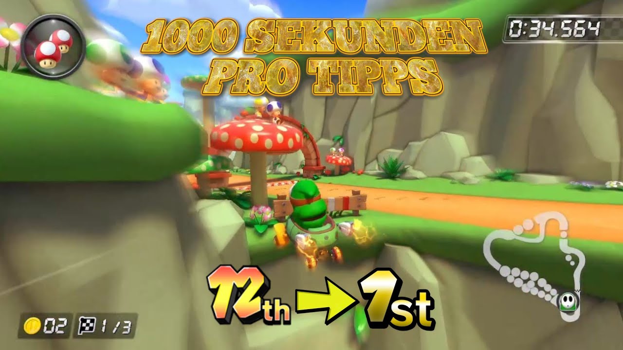 1000 Sekunden Mario Kart 8 Deluxe Pro Tipps! Abo Special