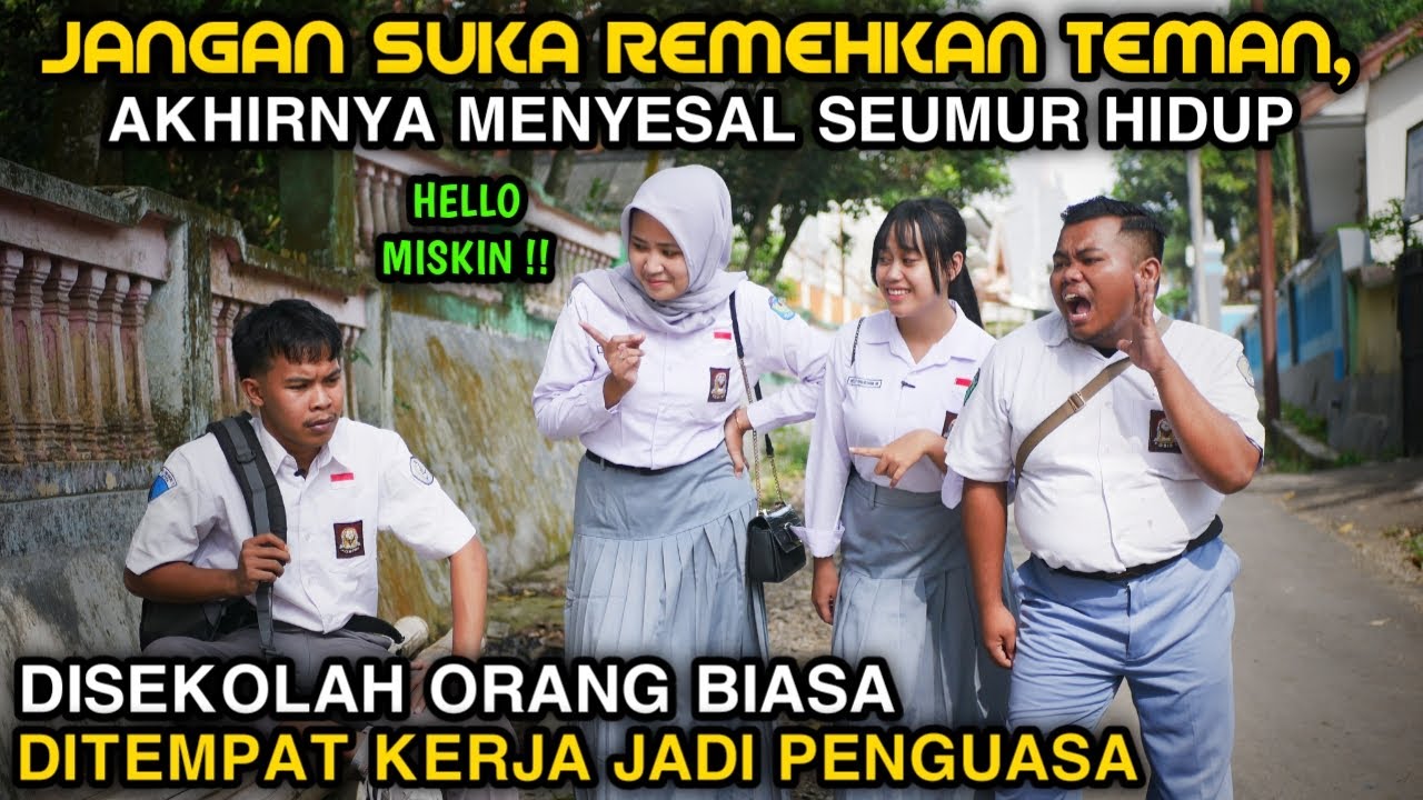 DIREMEHKAN TEMAN SEKOLAH KARENA MISKIN DAN TAK PUNYA MASA DEPAN! TAPI AKHIRNYA MEREKA SEMUA MENYESAL