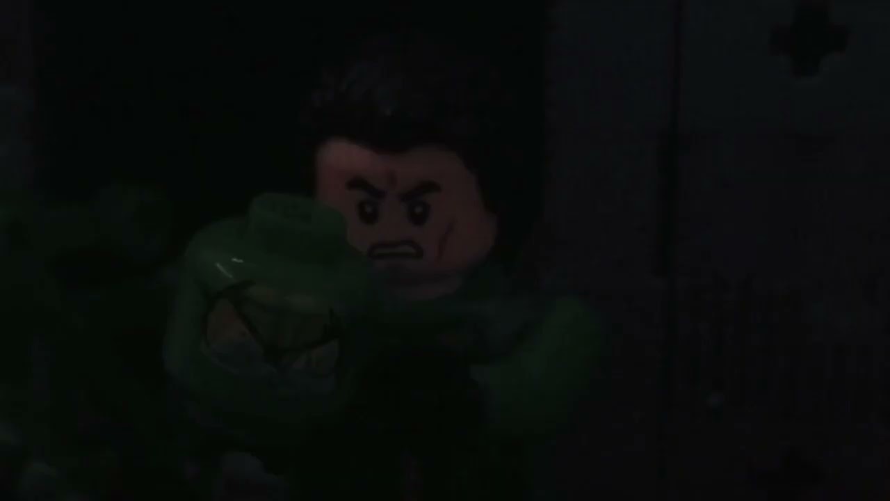 Lego Spider-Man vs Green Goblin Final Fight