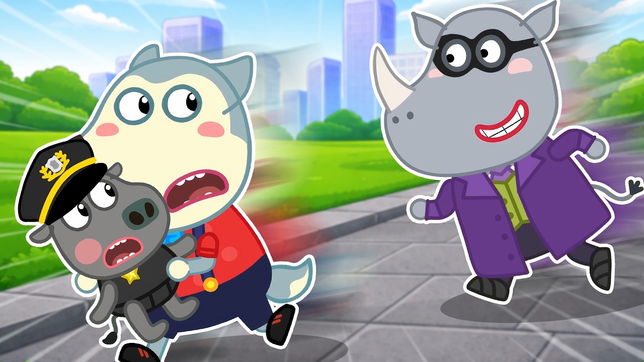 Bebé Policía | Cuidado con los Extraños | Canciones infantiles para Niños | Wolfoo en Español