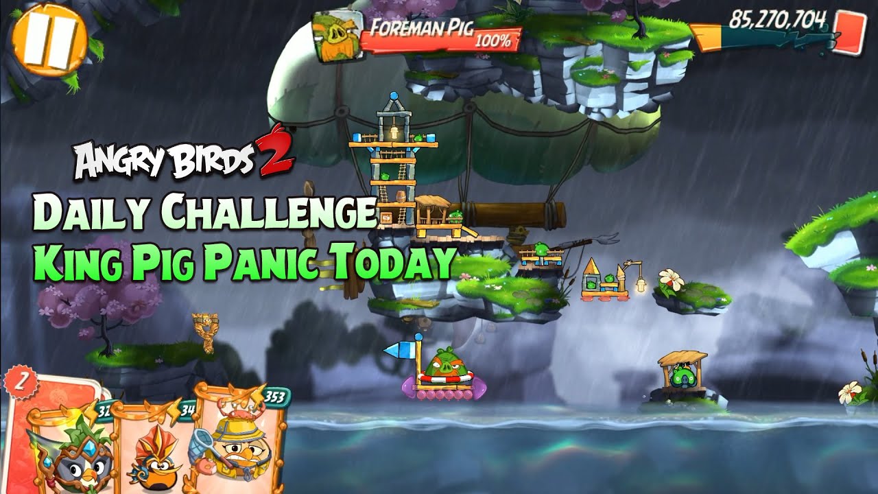 Angry Birds 2 Daily Challenge & King Pig Panic Today | AB2 Gameplay (July 31, 2025)