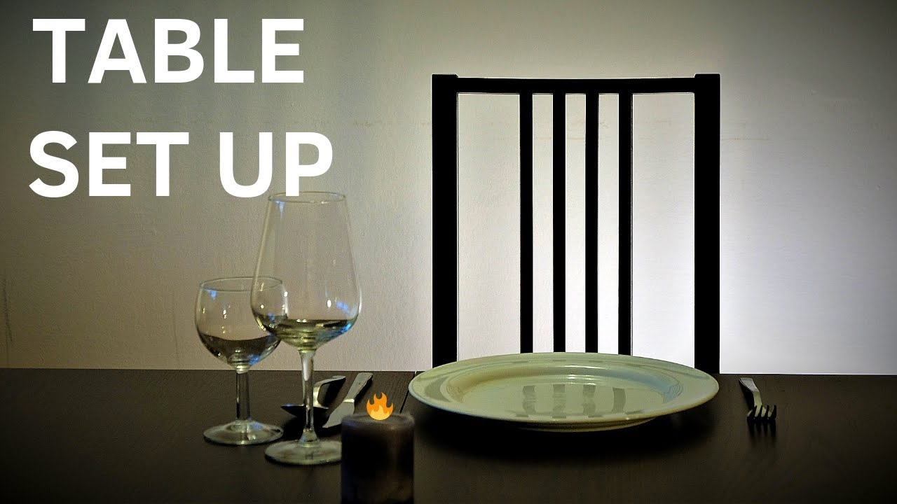 How to set up tables fast and efficiently as a waiter! Restaurant training video! Waiter training!