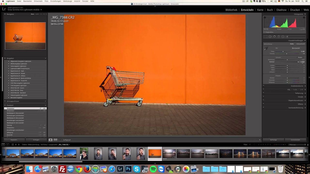 Lightroom lernen 2: Erste Bildbearbeitung