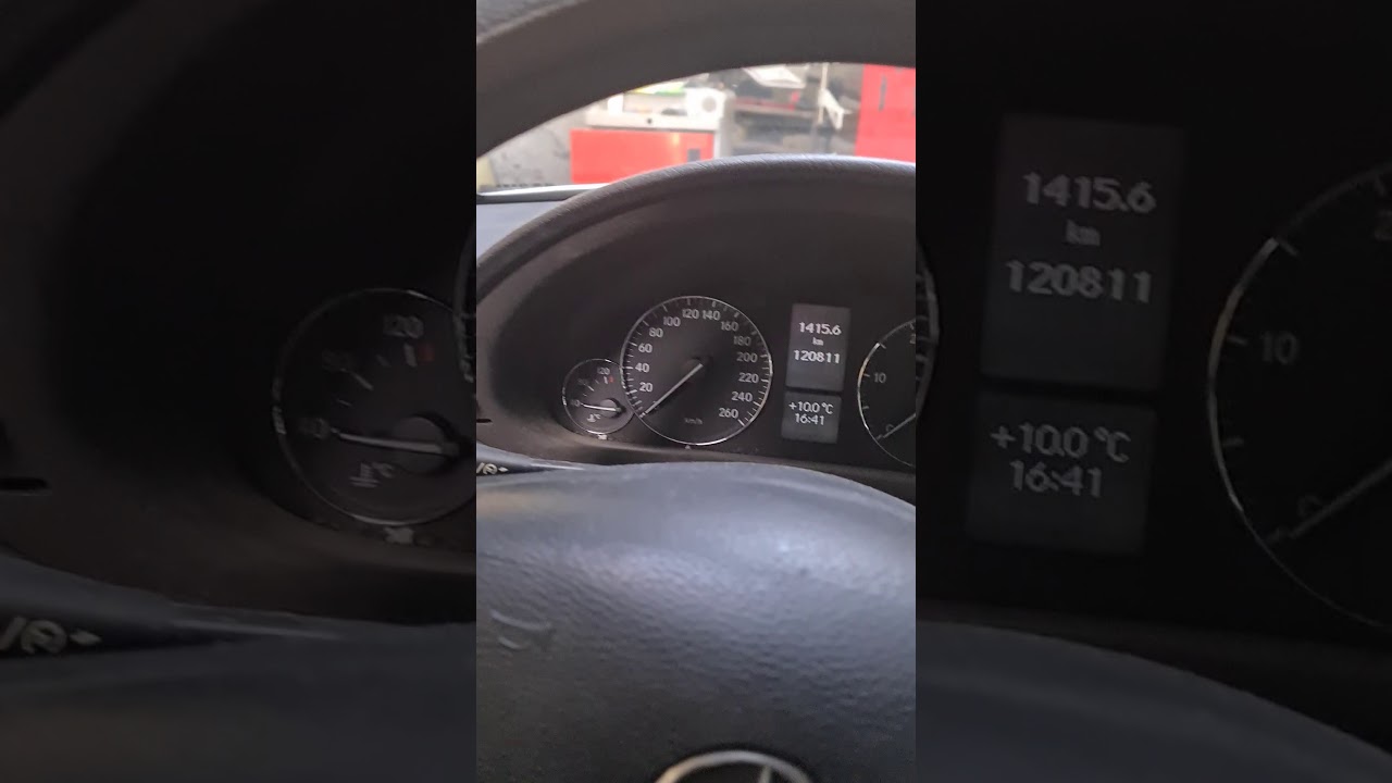 remise a zero intervalle vidange service A Mercedes c200 2004 w203 tr&egrave;s facile