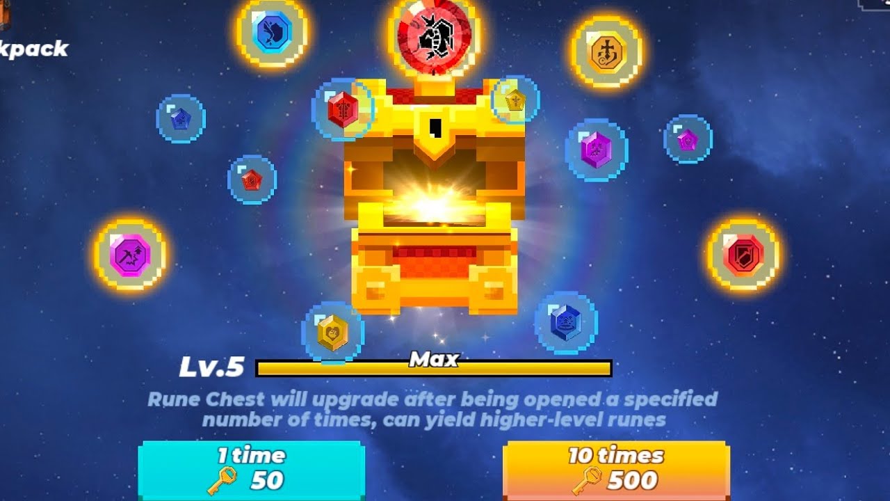 Using 6000+ keys In New Rune Chest System In Bedwar [BMGO]