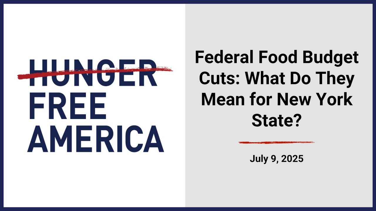 Federal Food Budget Cuts Webinar