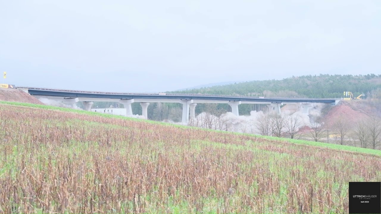 Sprengung der Thalaubachbrücke | Döllbach – Thalau | 15.03.2026