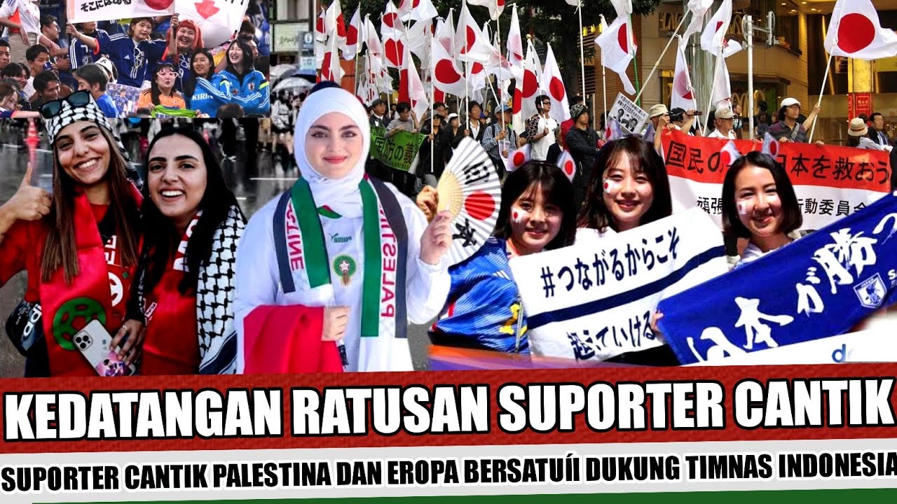 JADI PERBINCANGAN EROPA~SUPORTER CANTIK PALESTINA & NEGARA EROPA DATANG DUKUNG TIMNAS DI FIFA SERIES