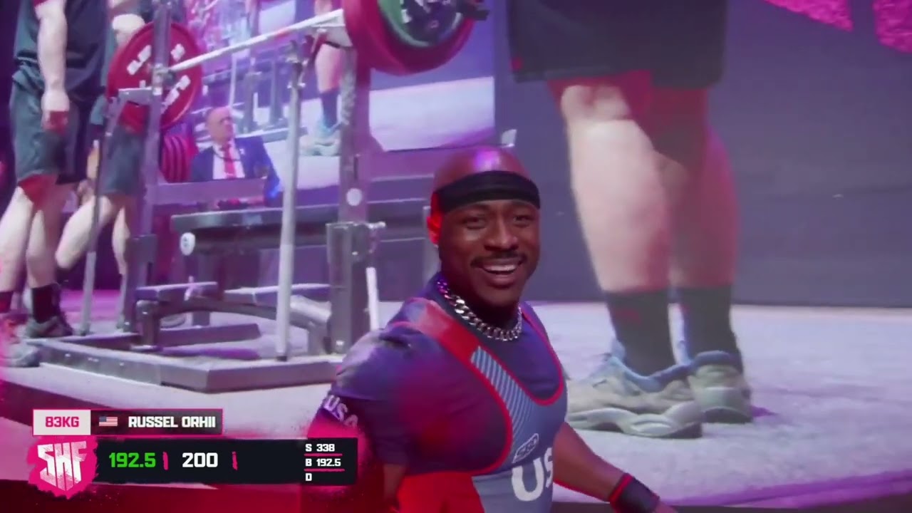 RUSSEL ORHII | SHEFFIELD 2025 | 870.5kg 1919lbs