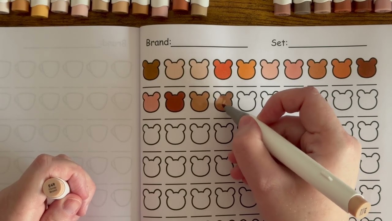 Ohuhu Honolulu B Markers, Skin Tone - 24 Colors