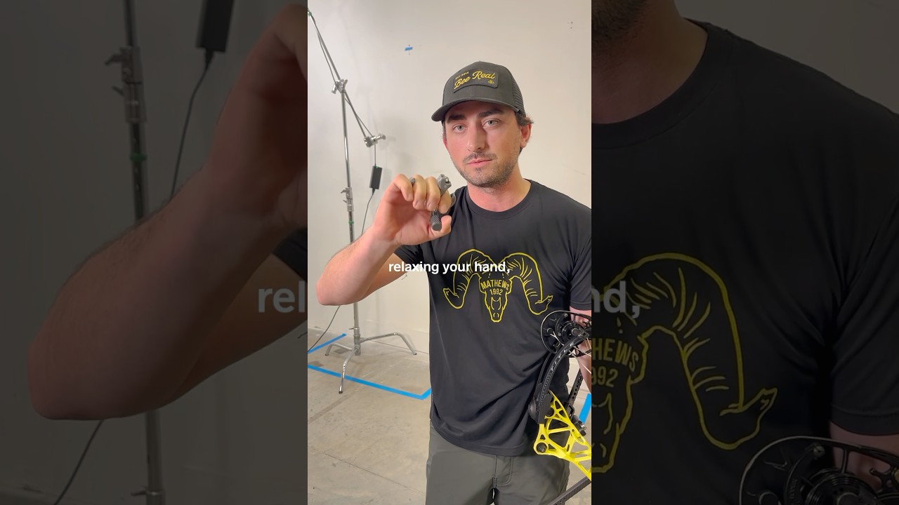 The Best Way to Engage a Thumb Release. #archery #archerydrills #archerypractice #hunting