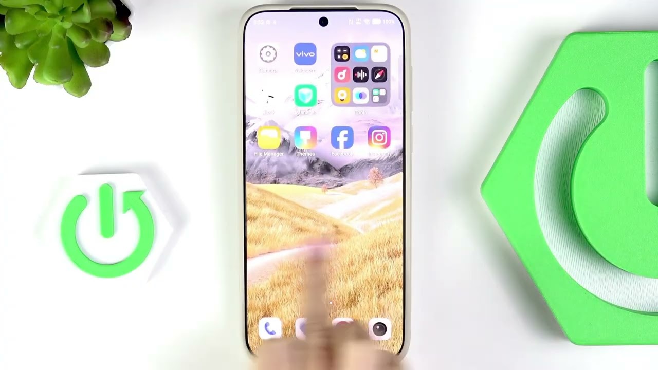 VIVO X300 Pro – كيفية تغيير خلفية الشاشة