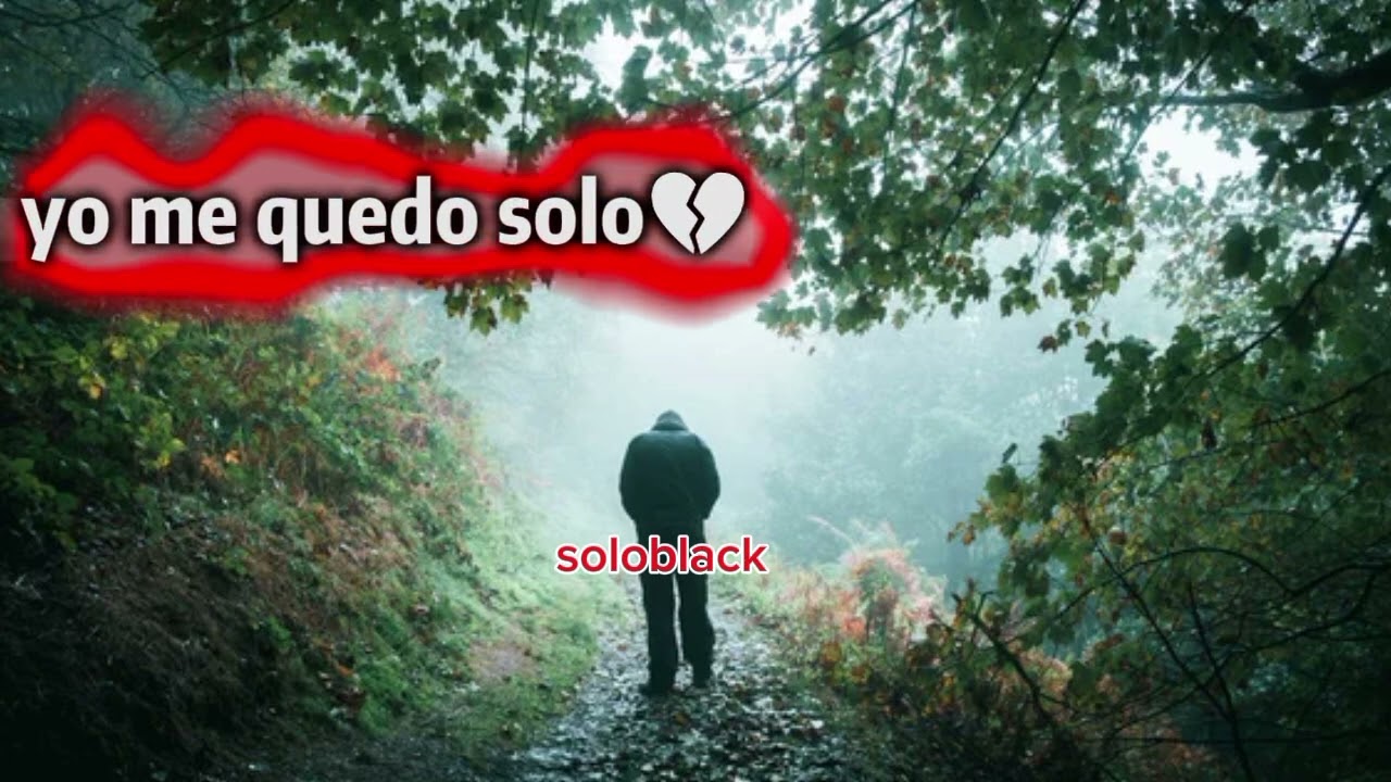 Soloblack, yo me quedo solo