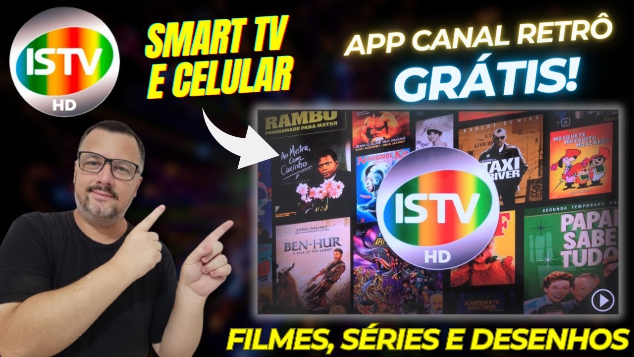 APP ISTV HD 24 HORAS SMART TV e CELULAR | FILMES, SÉRIES e DESENHOS