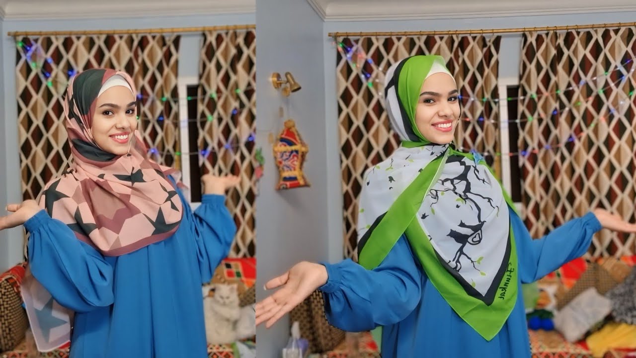 وبعد غياب طويل..حبيبه لبست الخمار🤔😌💙💙💙💙