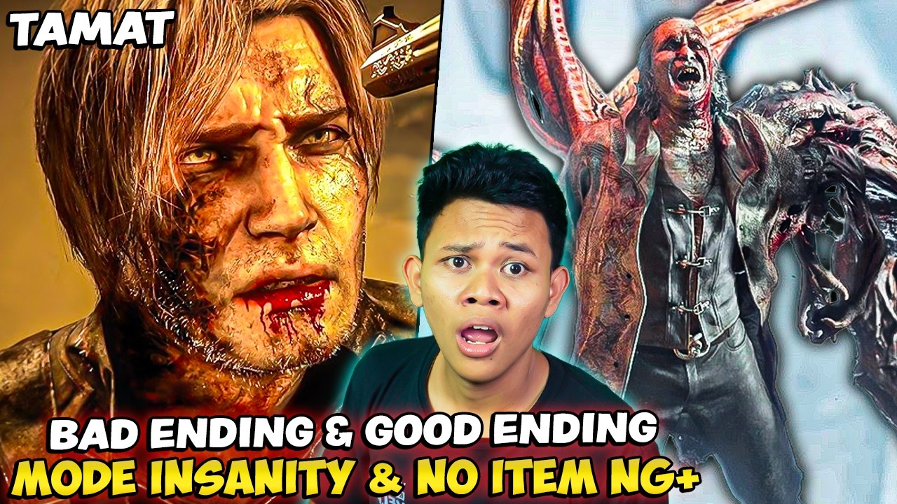 TAMAT RESIDENT EVIL 9 DI MODE TERSULIT !! INSANITY & TANPA ITEM NEW GAME+ (BAD ENDING & GOOD ENDING)