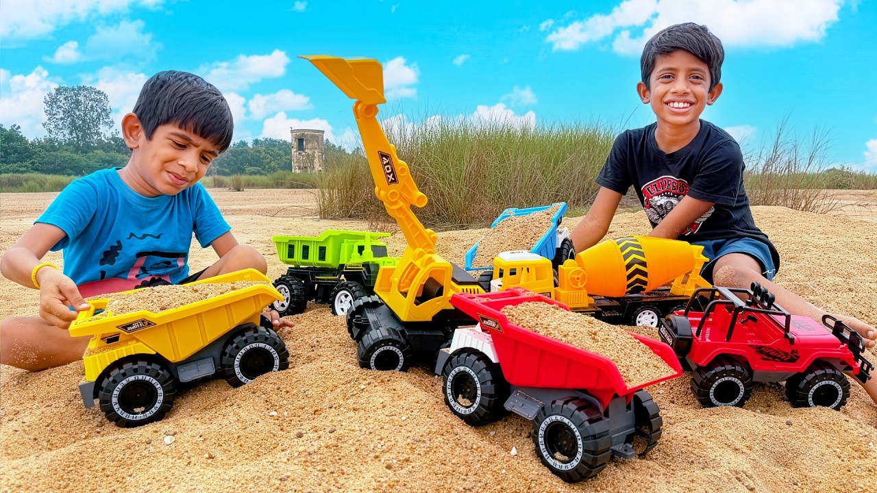 Kids Unboxing Toys | Kids Unboxing Boxing JCB, Tractor, Dump Truck, Car, Bus and Aeroplane Toys
