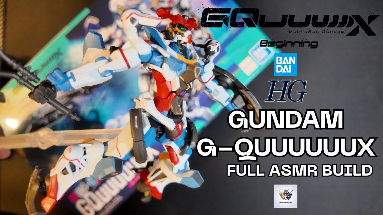 Full ASMR Gundam Build | High Grade G-Quuuuuux | Relaxing Gunpla Sounds